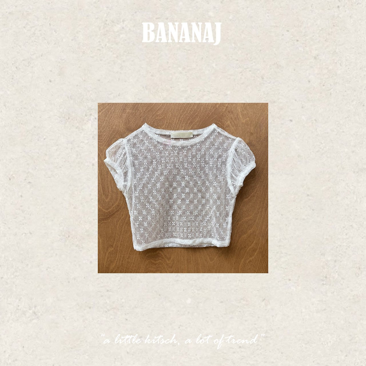 Miu Lace Top-banana.j-2-21