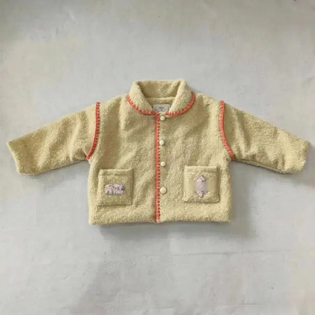 Boucle Color-Block Jacket-aiai-48