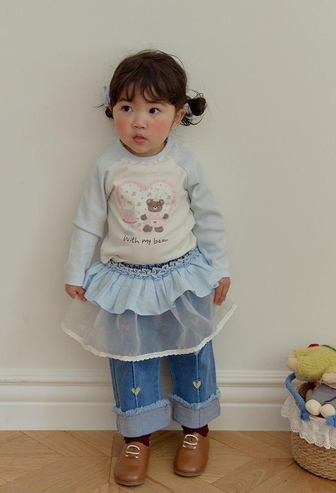 Heart Bear T-Shirt-neneru-20