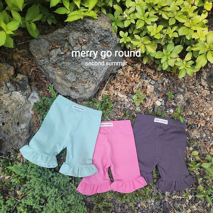 Span Frill Shorts-merry go round-2-4