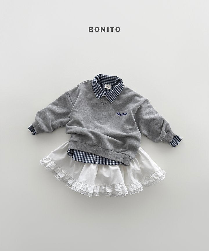 V-Neck Sweatshirt - BONITO - 017