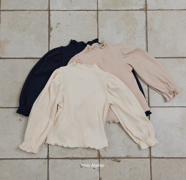 Ribbed Puff T-Shirt-monatelier-24
