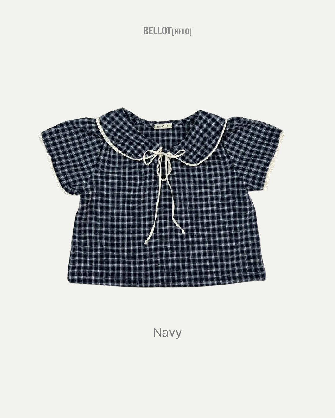 Chloe Check Blouse-BELLOT-15