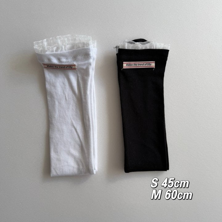 ribbed knit gloves - ELLYMOLLY - 93