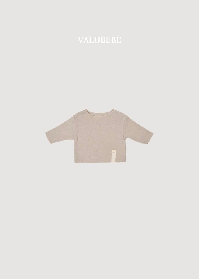 Boat Neck Knit Top - valubebe - 057