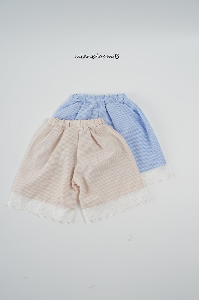 pure check pants-mienbloom.B-47