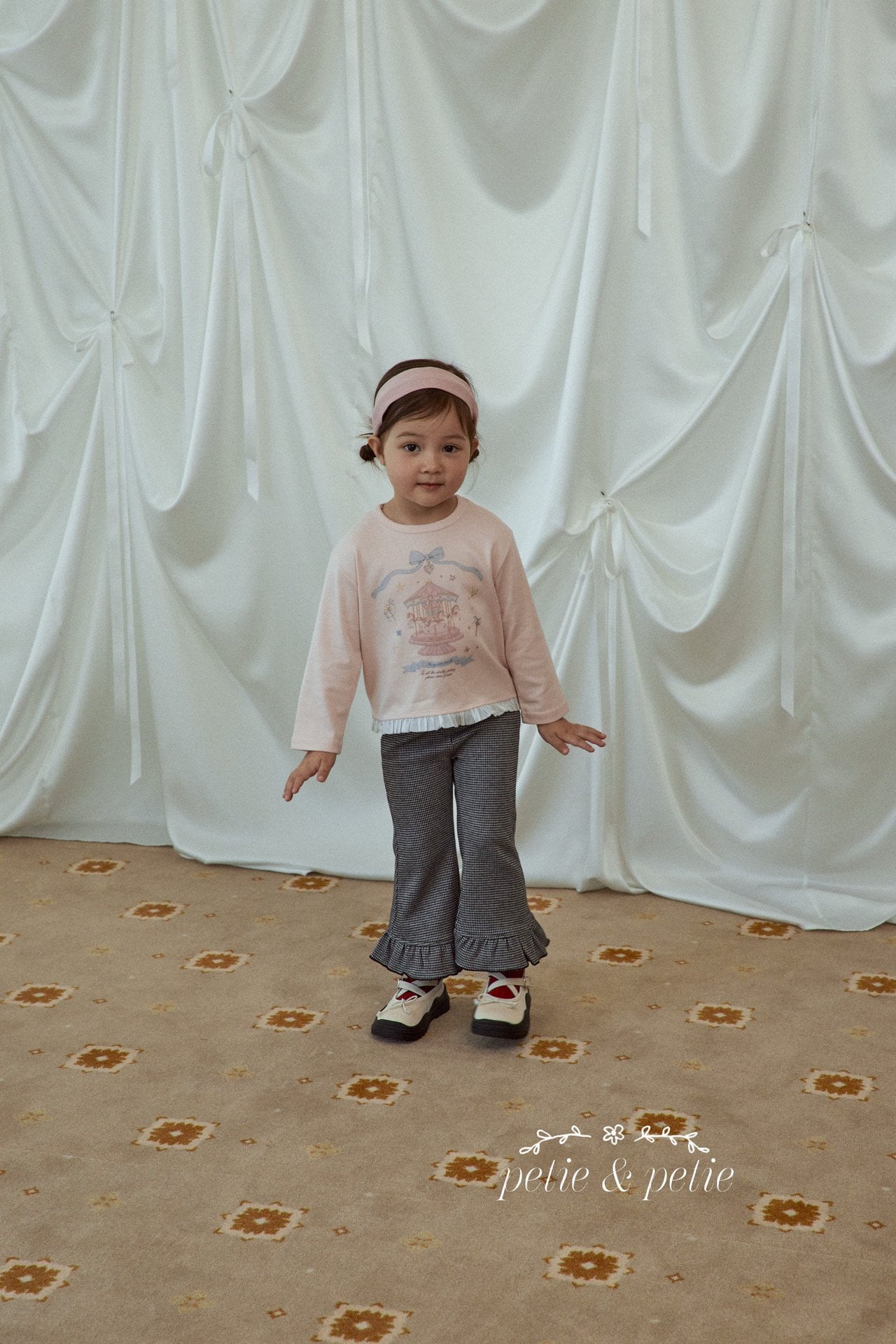 Check Bootcut Pants-petit petit-30