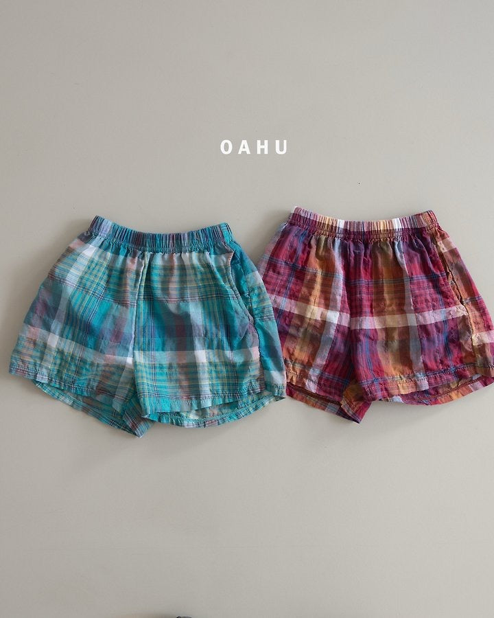 Beams Check Shorts-OAHU-2-2