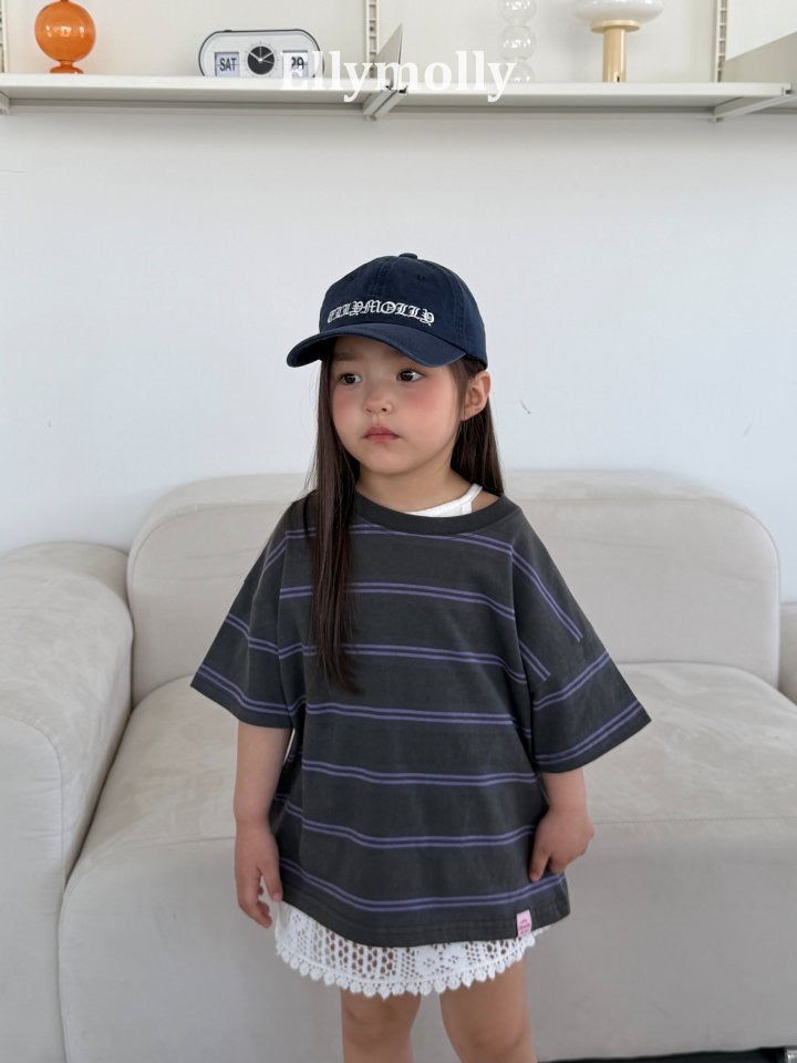 Washed Stripe T-ellymolly-77