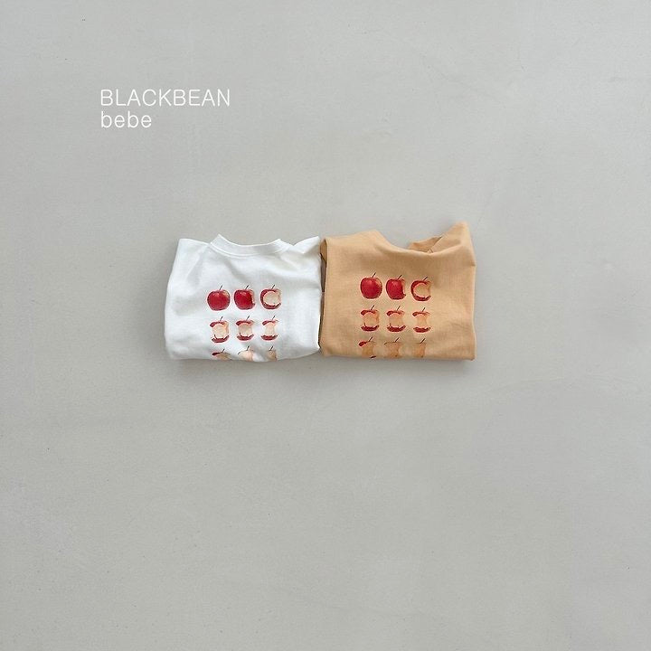 Apple Baby Tee-blackbean-48