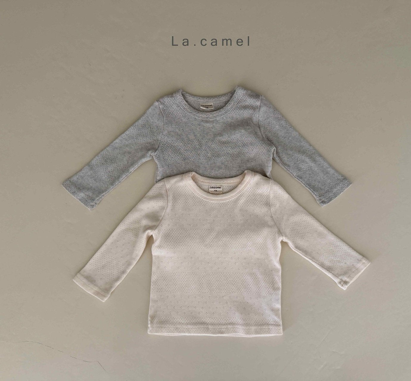 New Eyelet T-la.camel-1