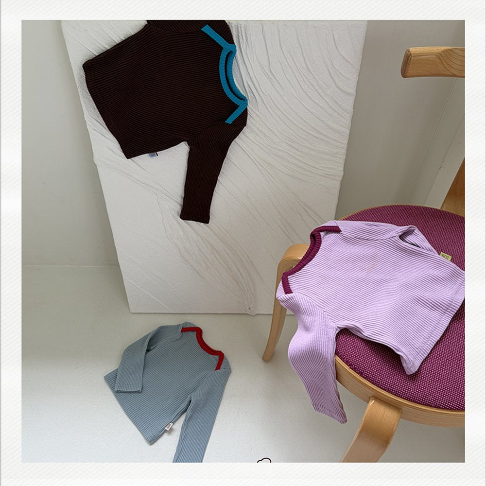 Macaron Ribbed T-Shirt-chip-13