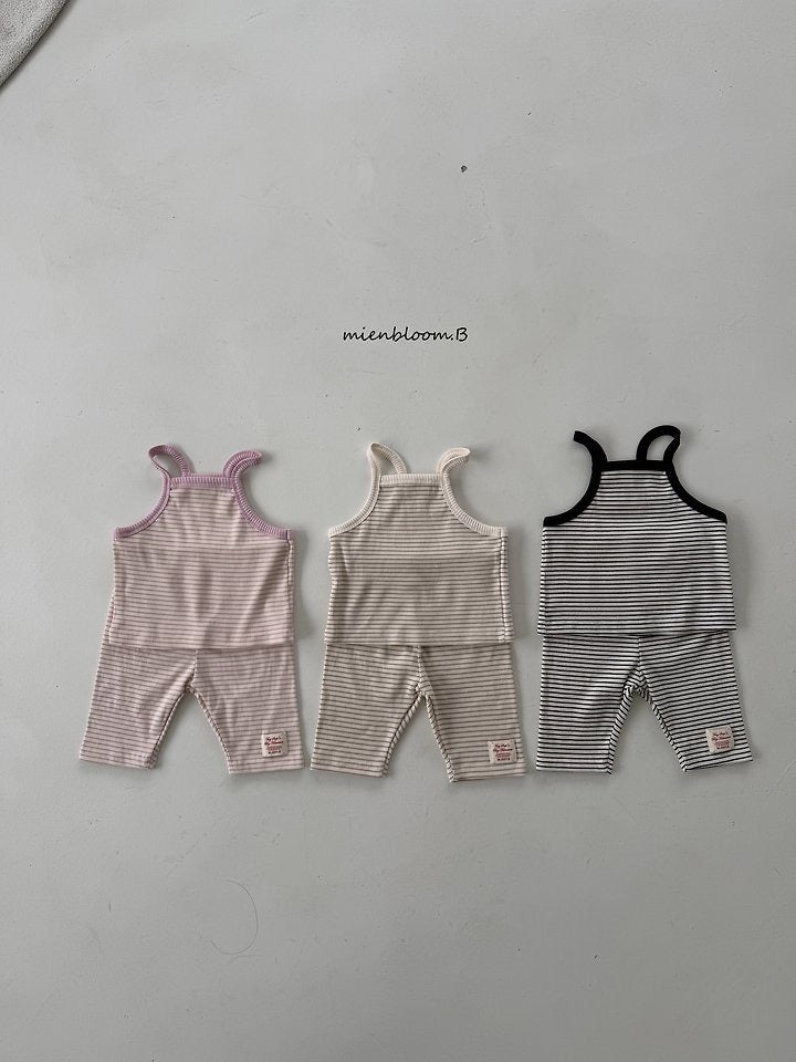 border sleeveless tee-mienbloom.B-35