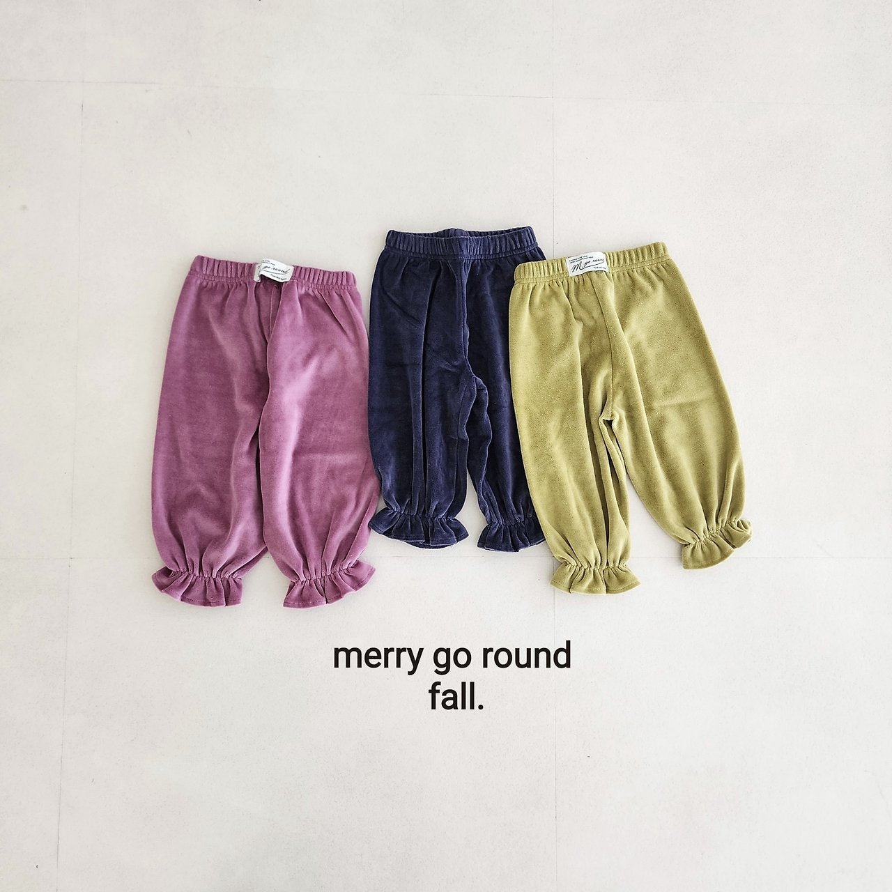 Velour Jogger Pants-merry go round-25