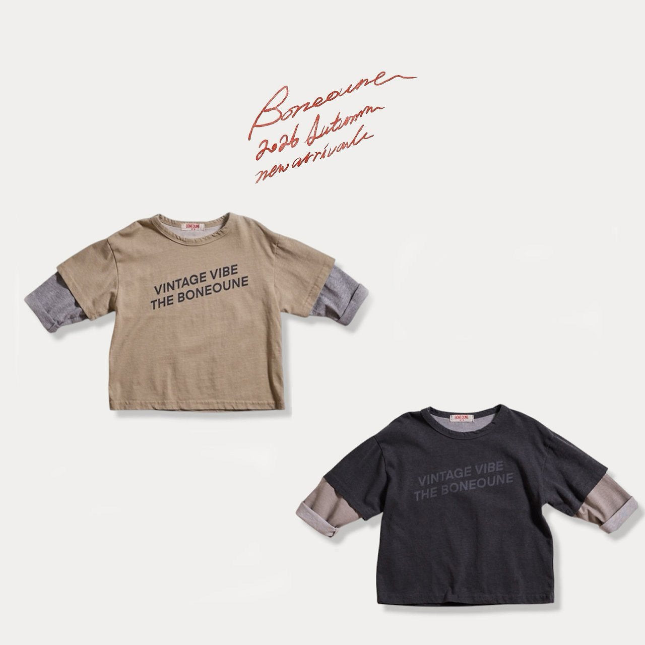 Vintage Layered Tee-boneoune-5