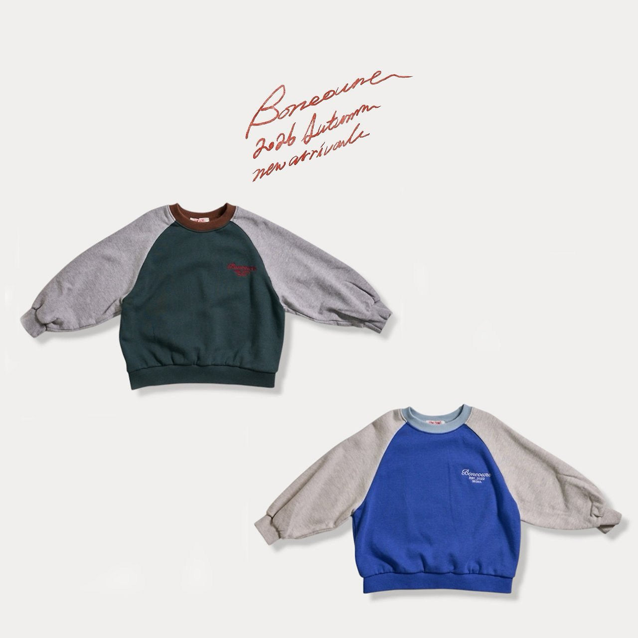 Crayon Raglan Sweatshirt-boneoune-17