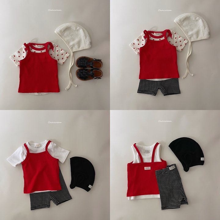 V Rib Sleeveless T-shirt-choucream-28