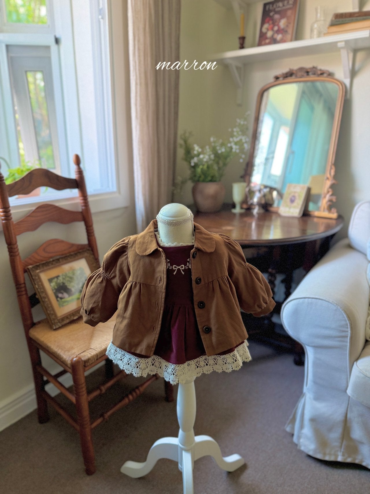 Bonbon Jacket-MARRON-47