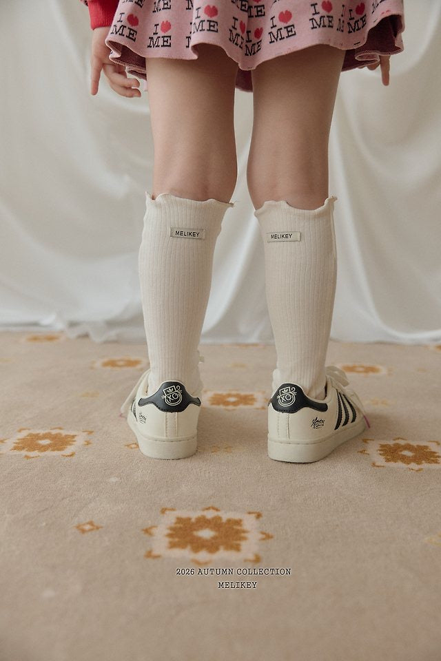 Basic Ribbed Socks-melikey-56
