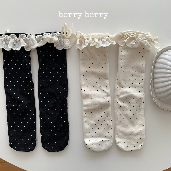 Dot Knee Socks-berryberry-41