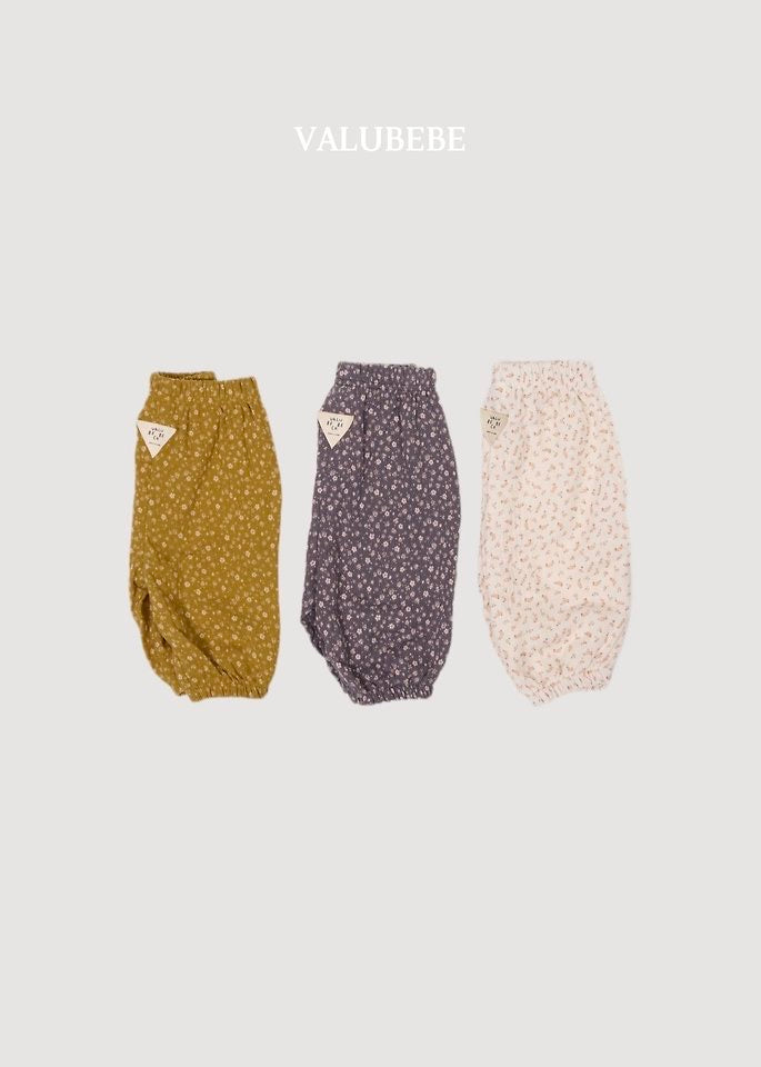 Autumn Emboss Floral Pants - valubebe - 050