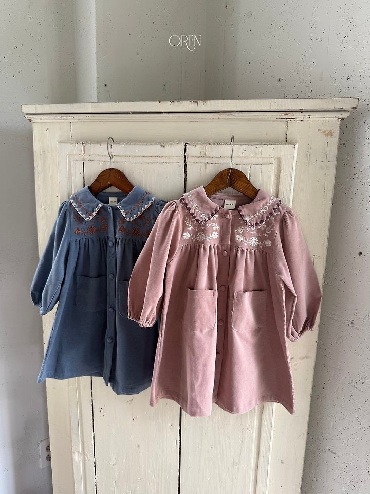 Kamil Corduroy Dress-OREN-20