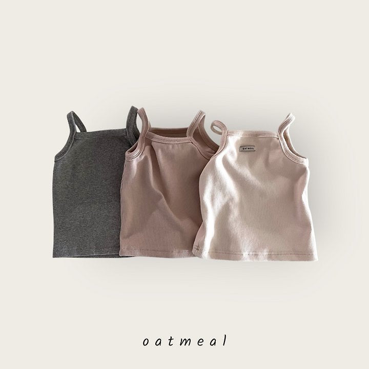 Bear Sleeveless Top - oatmeal - 26