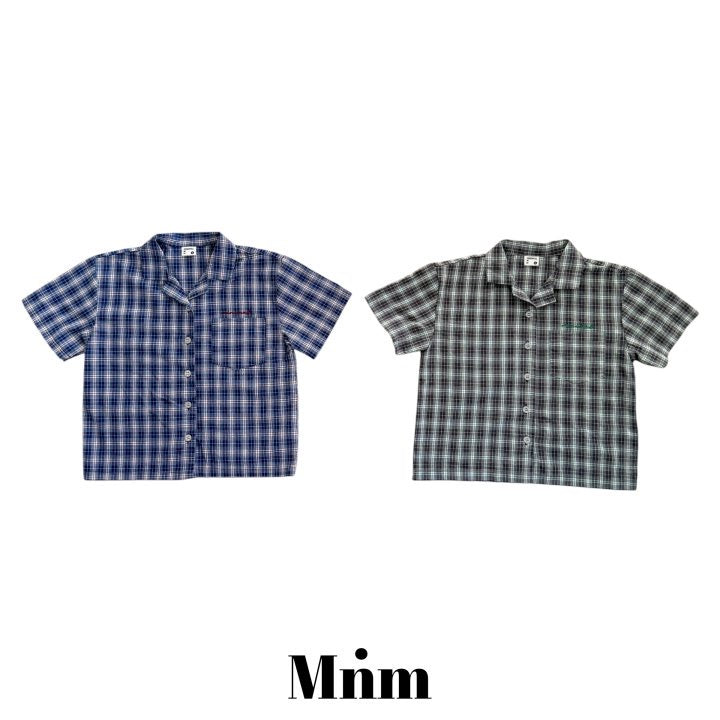 Short Sleeve Check Shirt-minimal-4