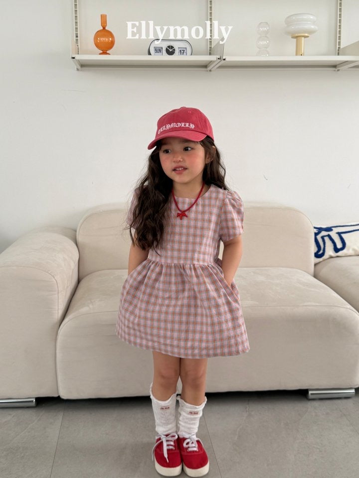 mellow check dress-ELLYMOLLY-14
