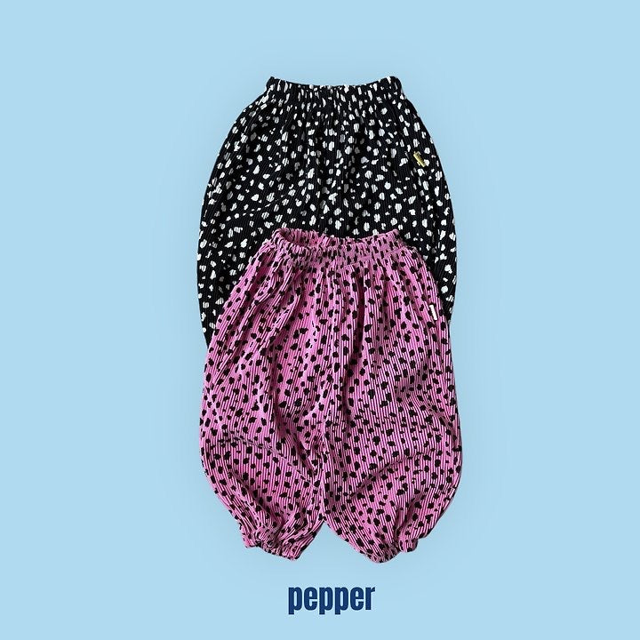 blooming pleats pants-pepper-42