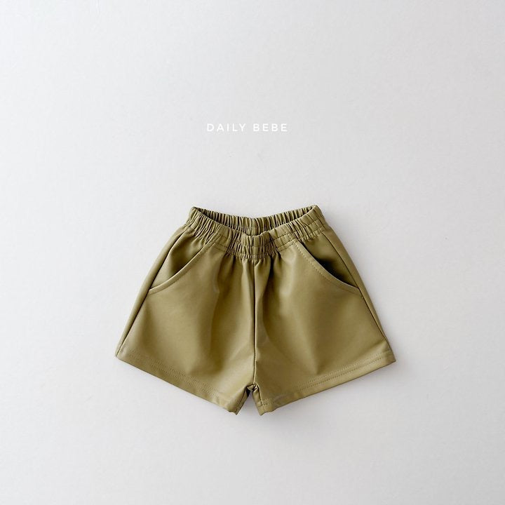 Eco Leather Shorts-dailybebe-16