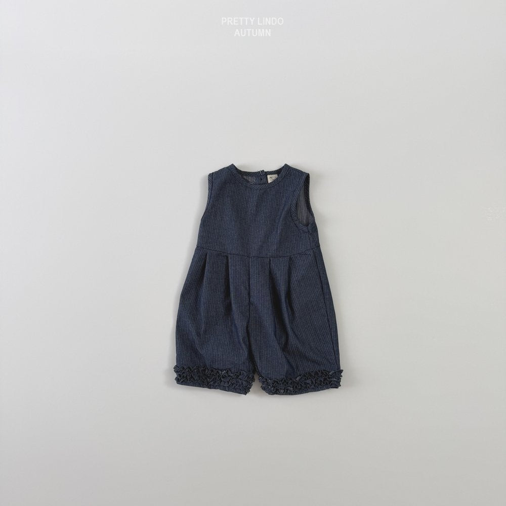 Frill Denim Overall-LINDO-23