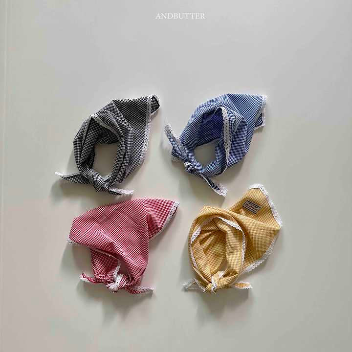 Heidi Check Kerchief-and butter-10