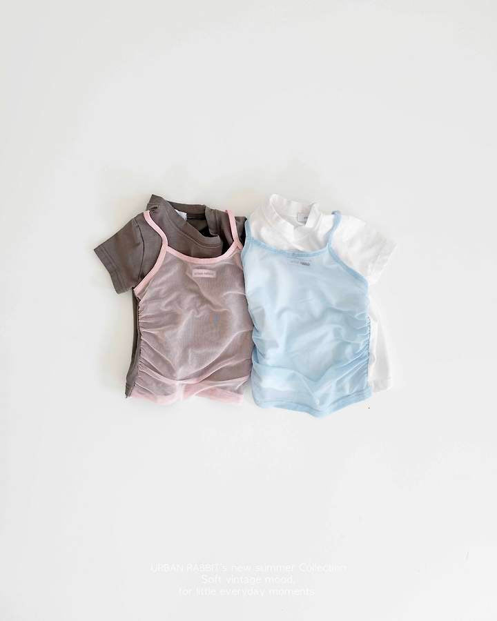 Mesh Layered Tee-URBAN RABBIT-11