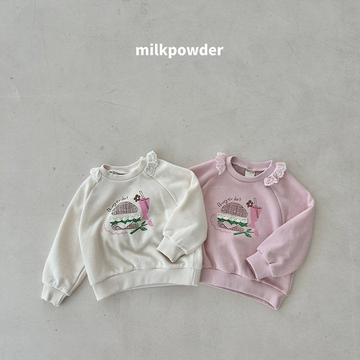 Burger Sweatshirt Tee-milkpowder-12