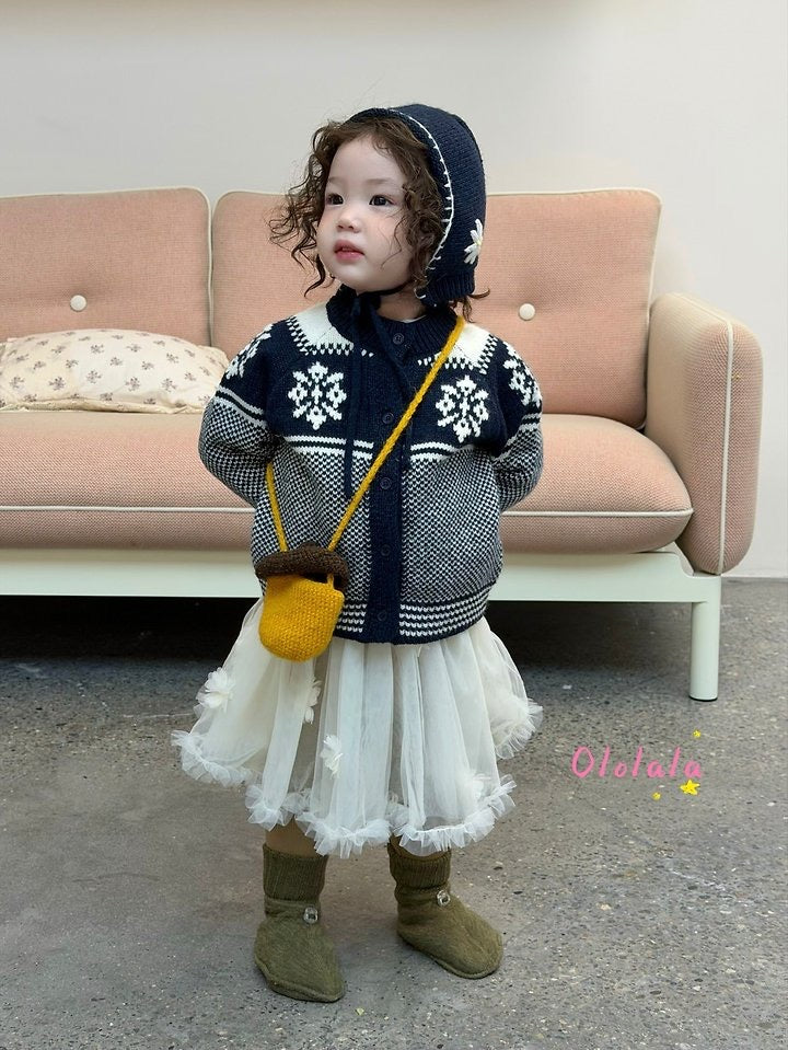 Balaclava Knit Cardigan (Hat Set)-ololala-29