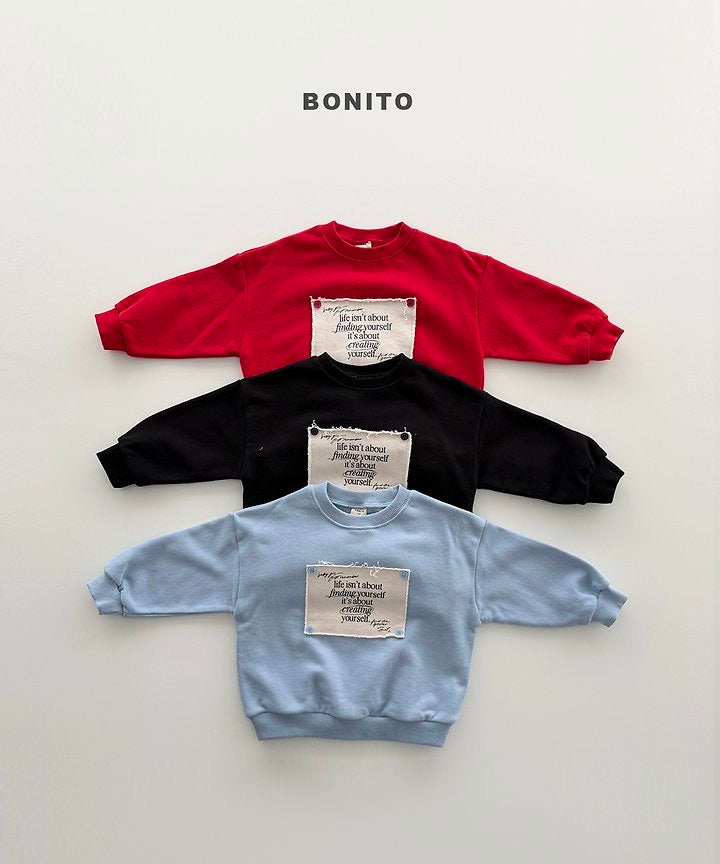 Remember Button Sweatshirt - BONITO - 029