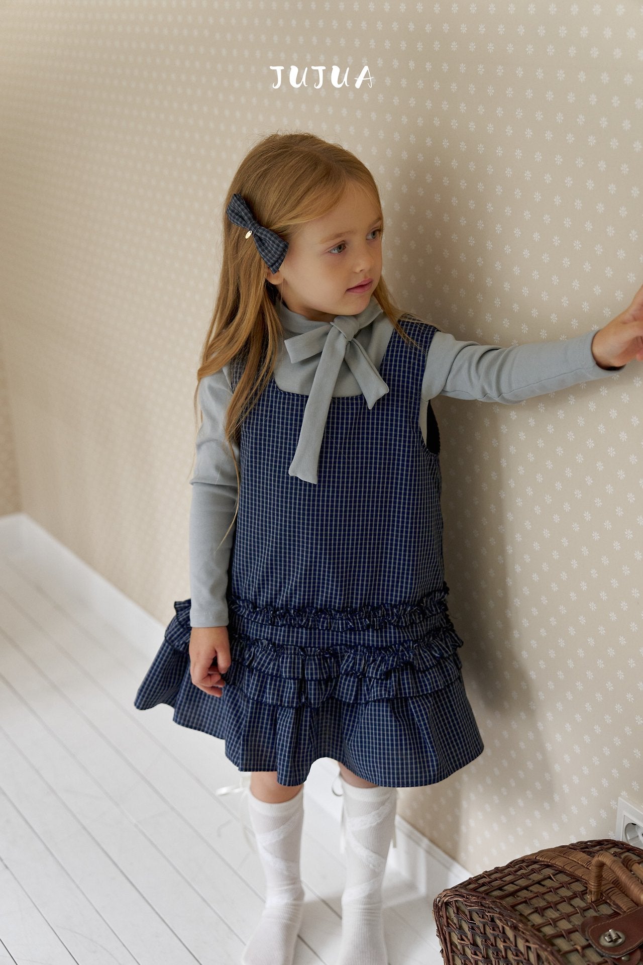 Frill Check Dress-jujua-5