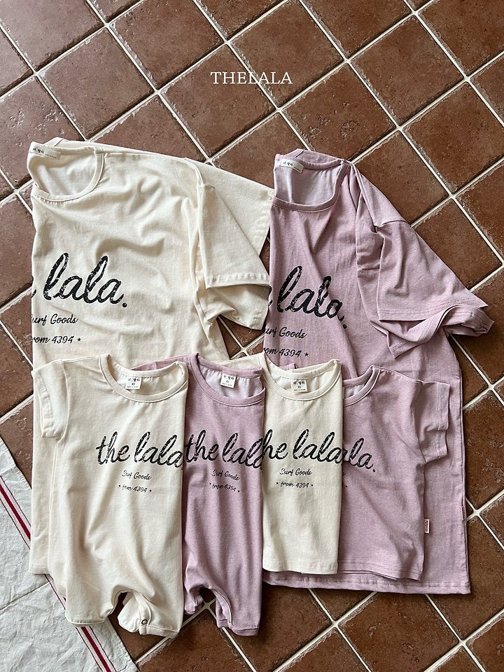 Lettering babysuit and T-thelala-42