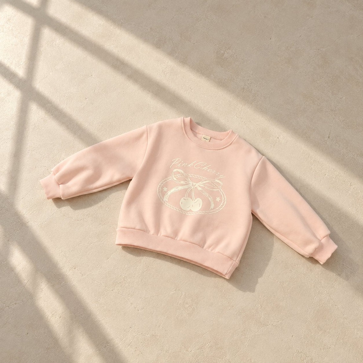 Cherry Print Brushed Tee-FLOWER.J-1