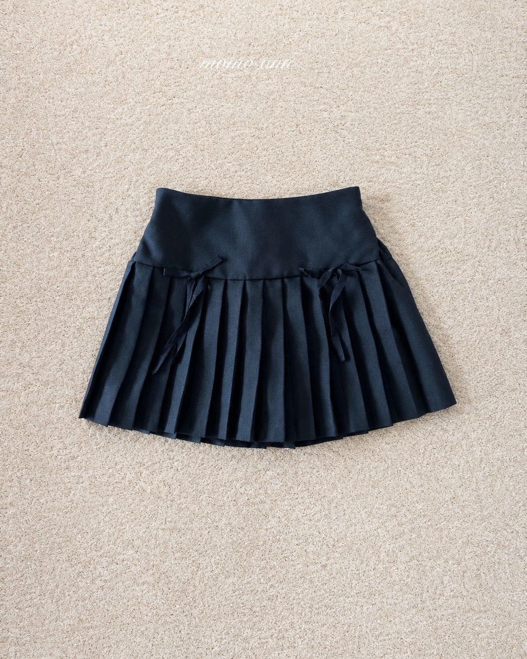 Ribbon Pleats skirt-momoann-8