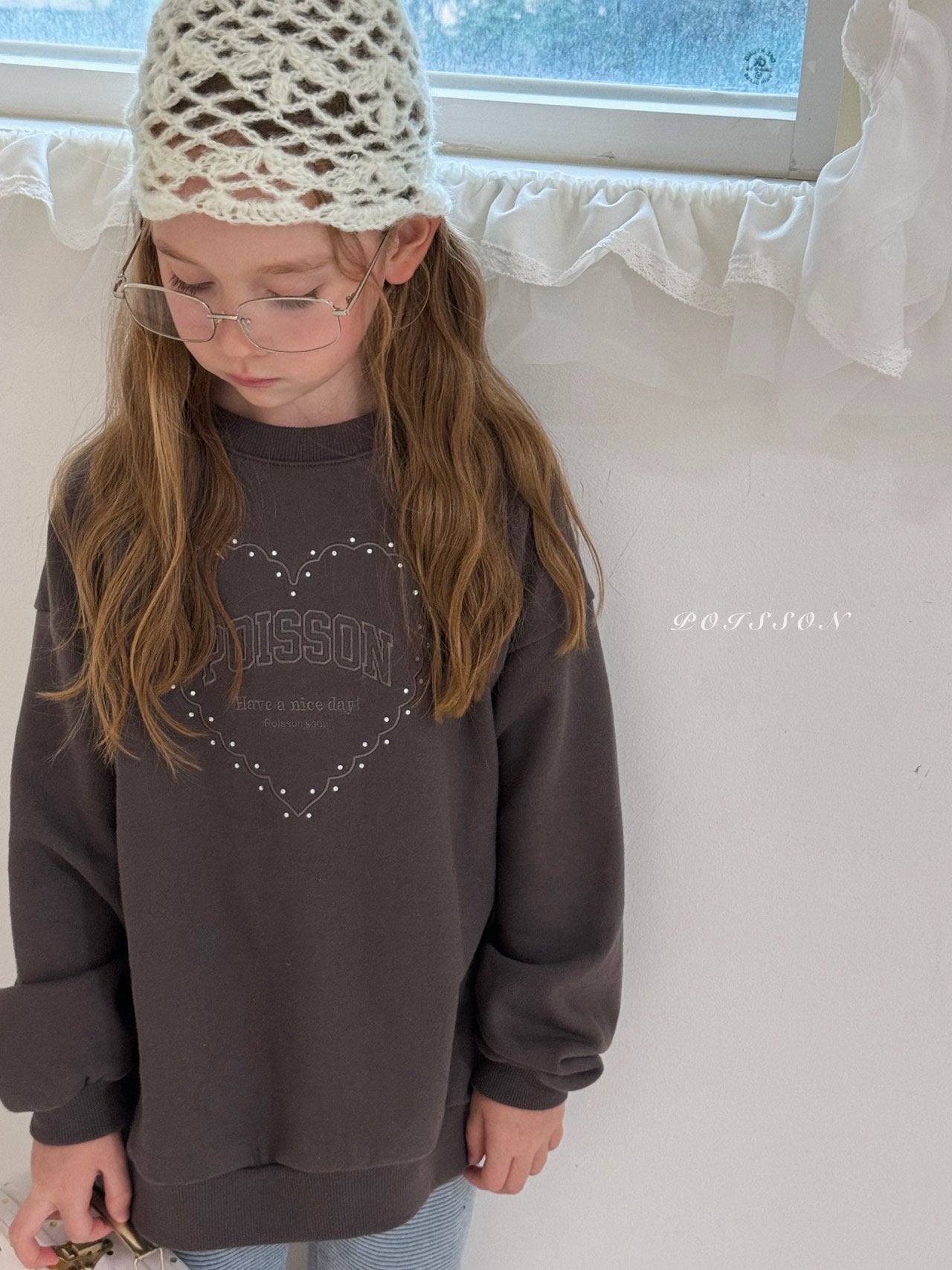 Poisson Embroidery Sweatshirt-POISSON-7