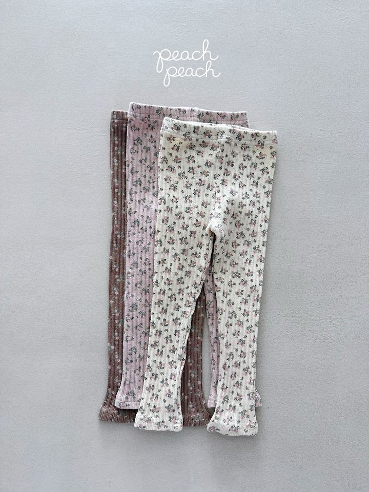 Bouquet Leggings-peach peach-23