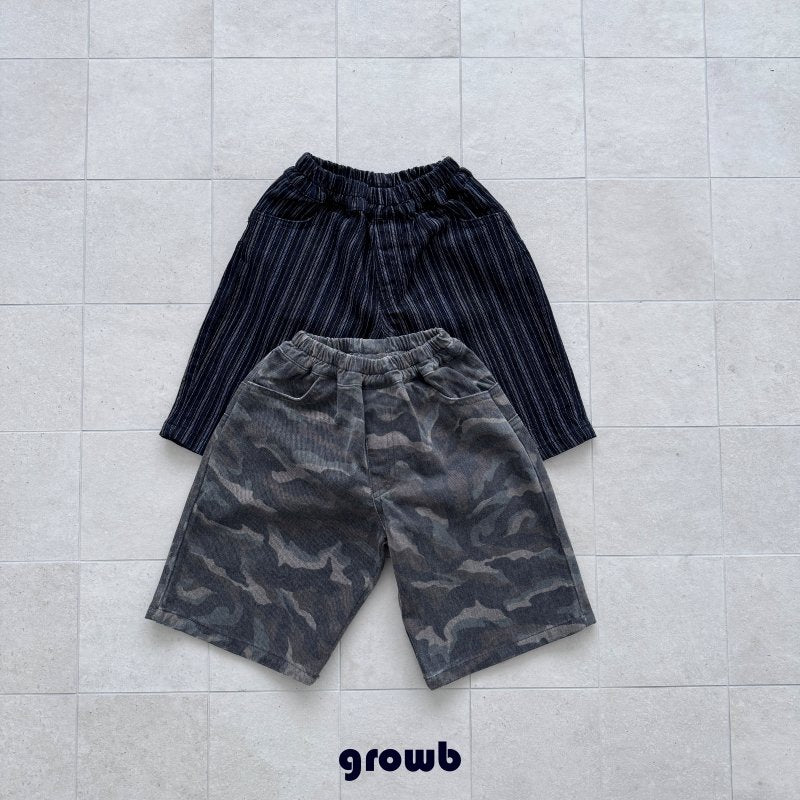 Falling Bermuda Pants-growB-19