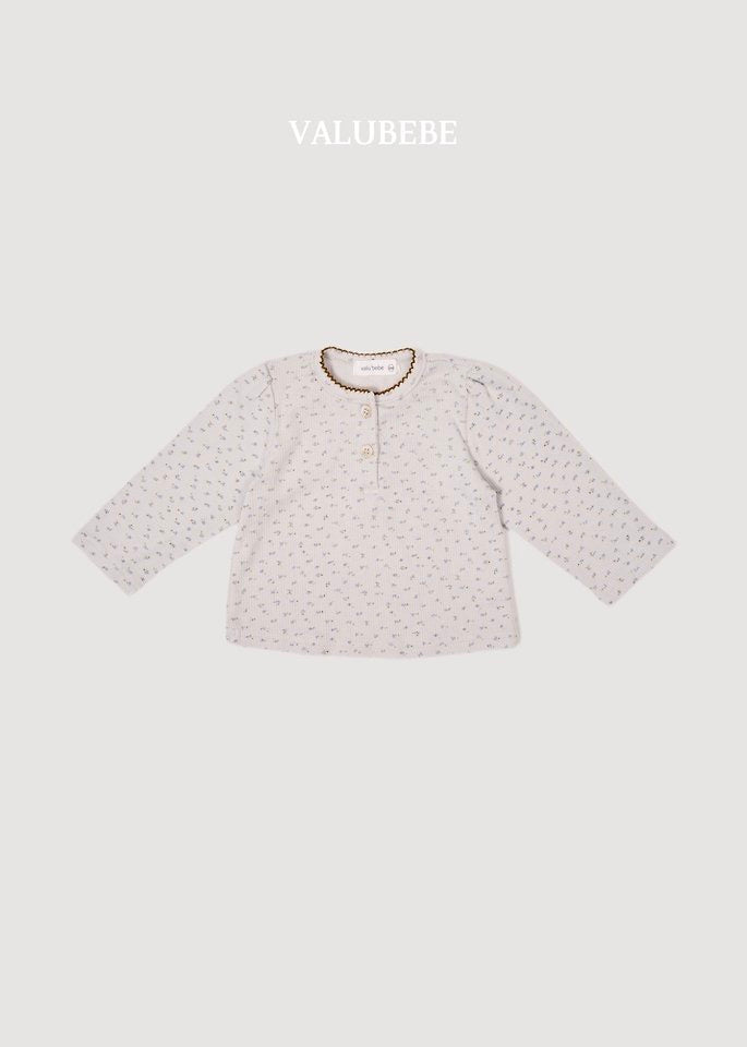 Lisa Eyelet Pin Tuck Tee - valubebe - 082