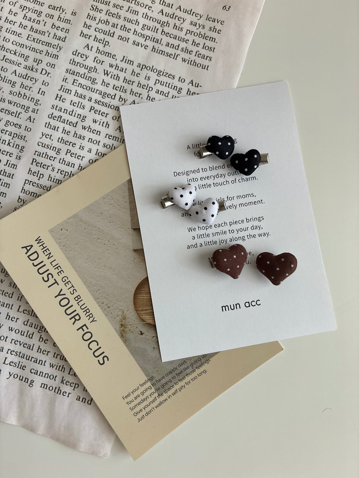 mun acc / dot petit heart