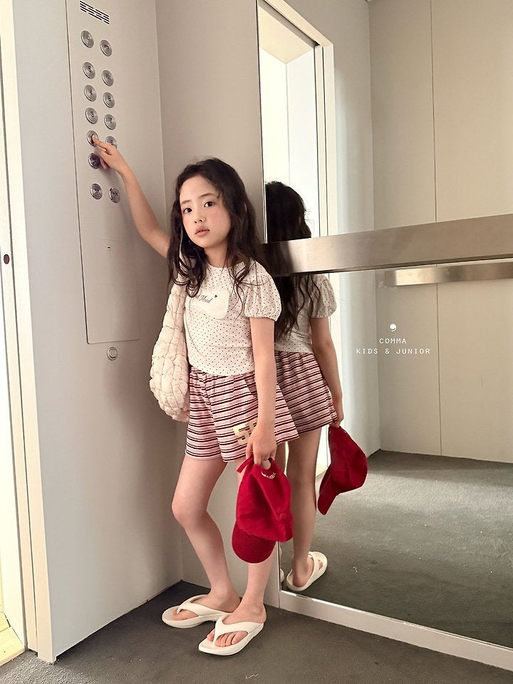 mini dot ribbon t-shirt-comma-31