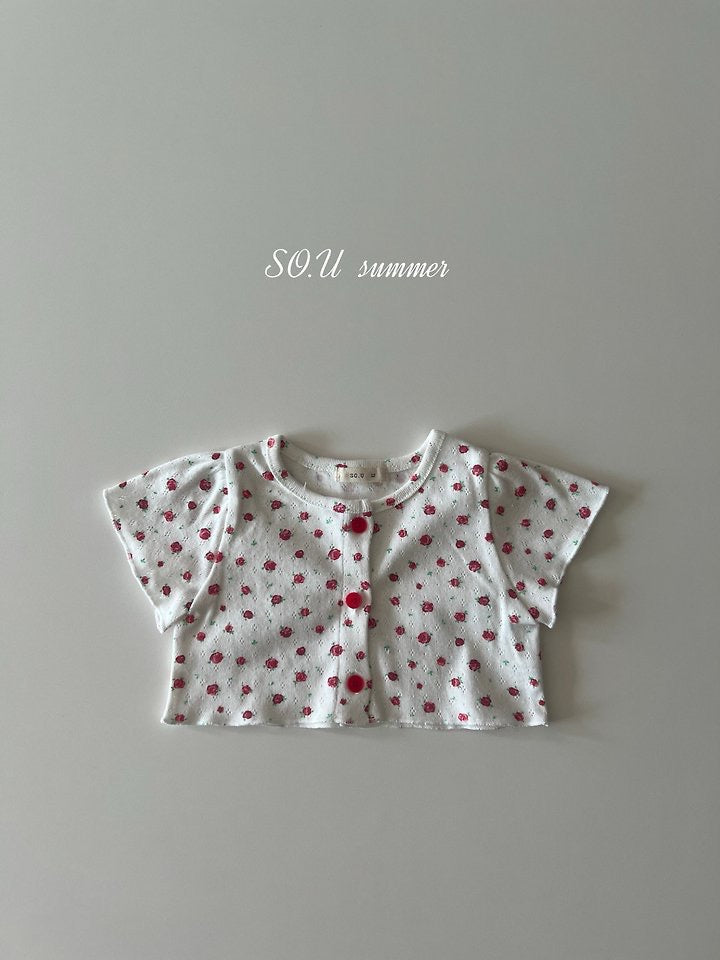 rose frill cardigan-SO.U-26