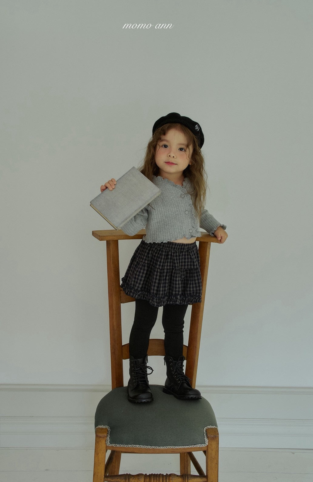 Check Skirt Leggings-momoann-14