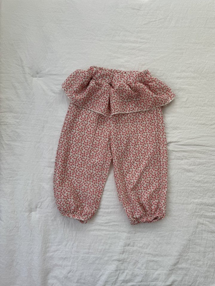 Cherry Tiered Pants-le petit mot-9